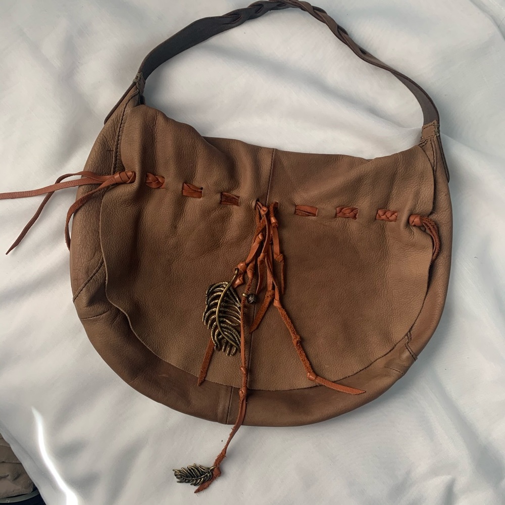 Lucky Brand Hollywood and Vine Leather Hobo Bag
